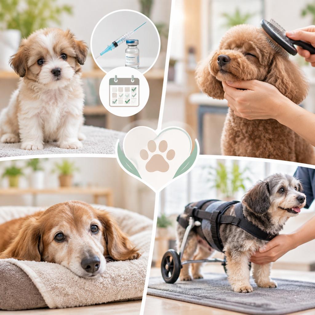 子犬からシニアまで、その子に合わせたケア