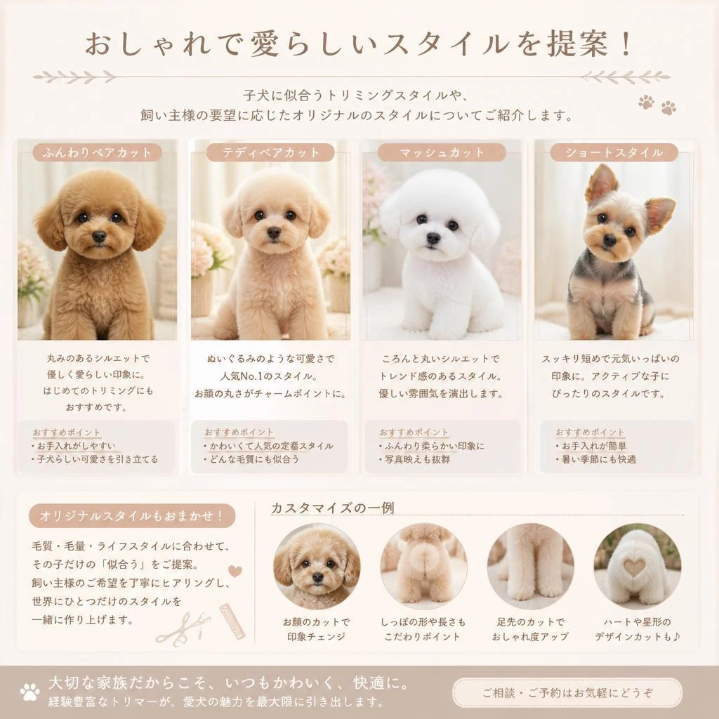 ユニークなスタイルの提案