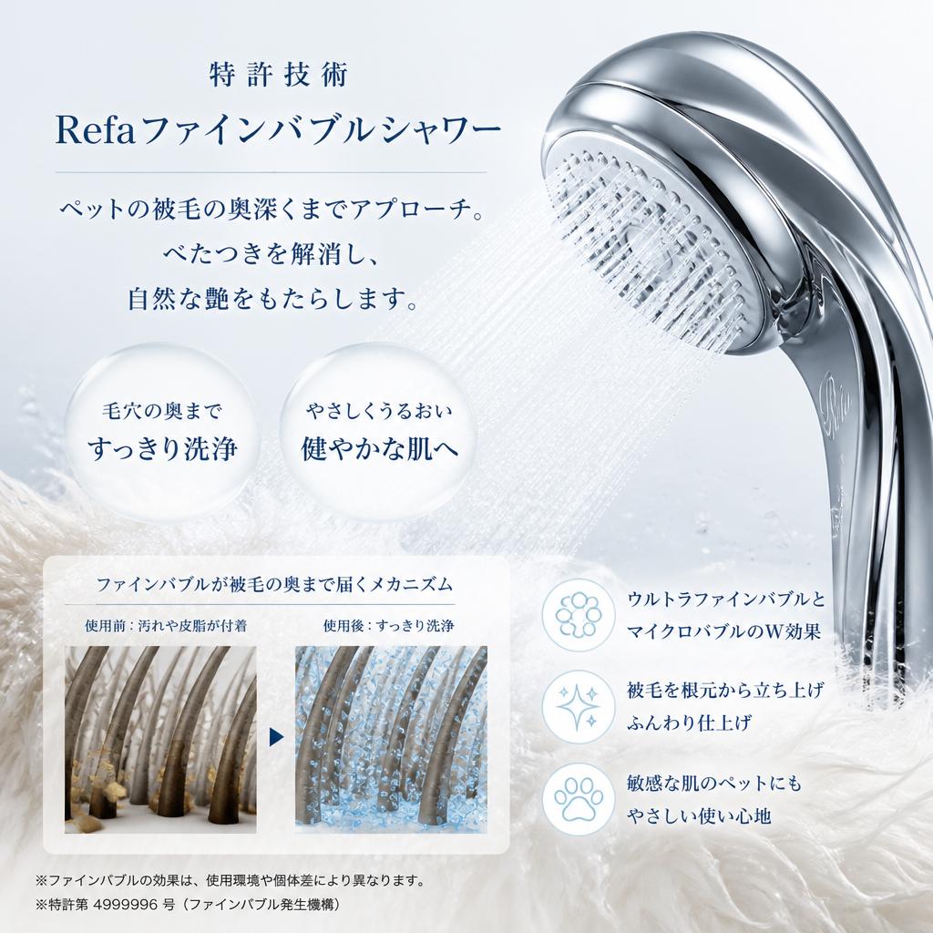 Refaファインバブルシャワーの魅力