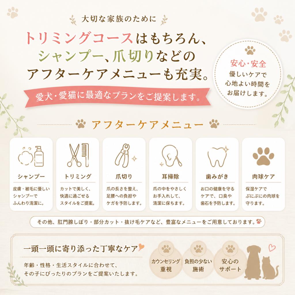 多彩なメニューをラインアップ