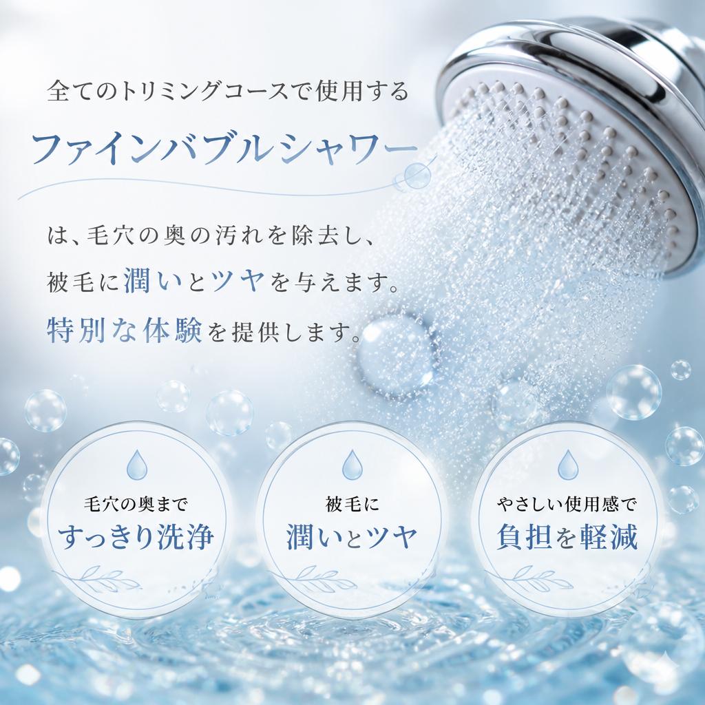 4. 新技術のファインバブルシャワー