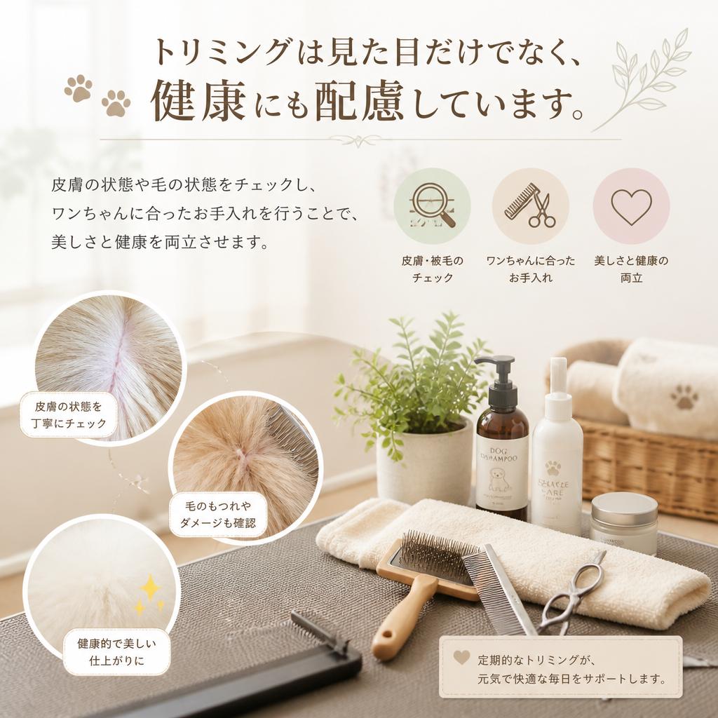 ワンちゃんの健康を第一に考えた施術