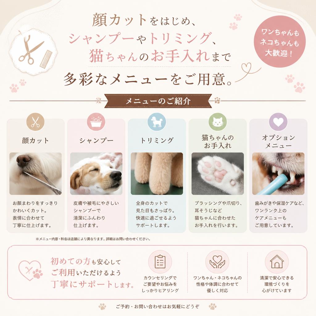 多彩なメニューをご紹介