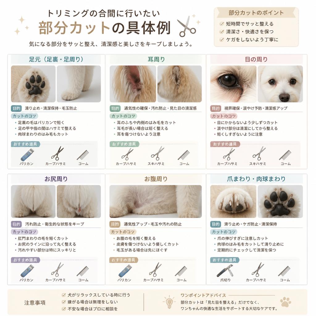 合間におすすめの部分カット