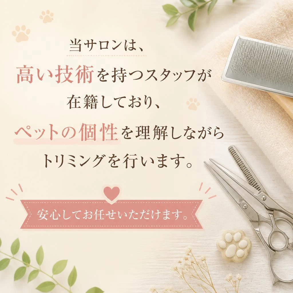 経験豊富なスタッフがサポート