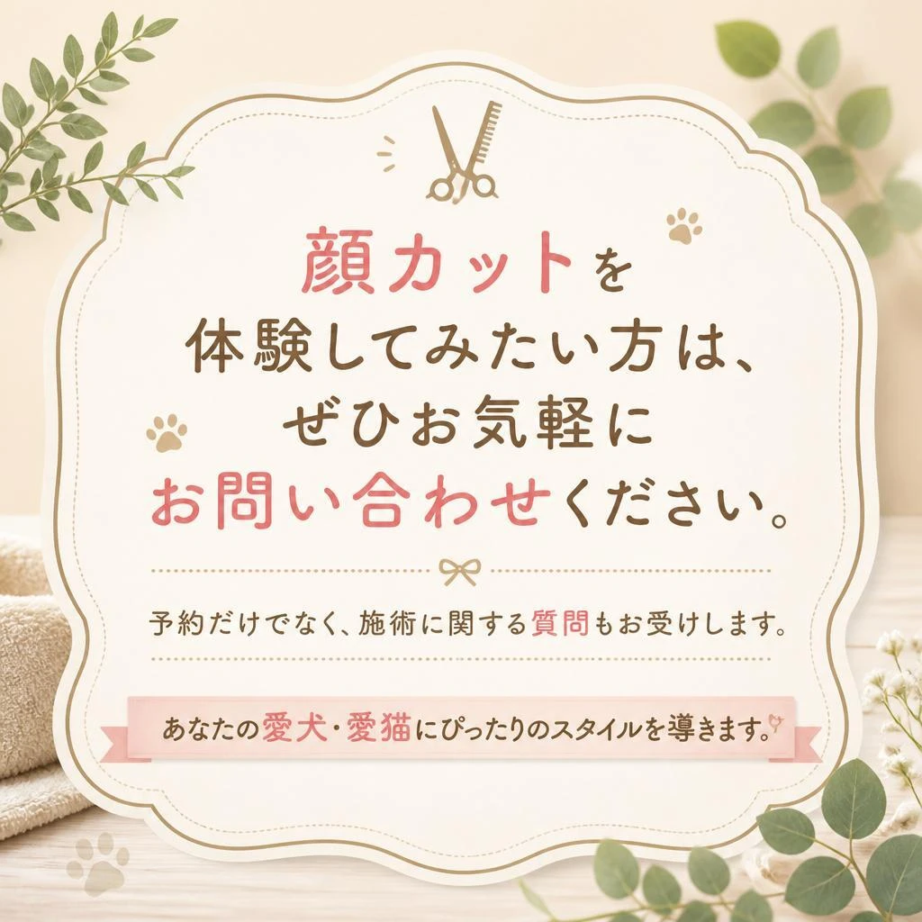 7. まずはお問い合わせを！