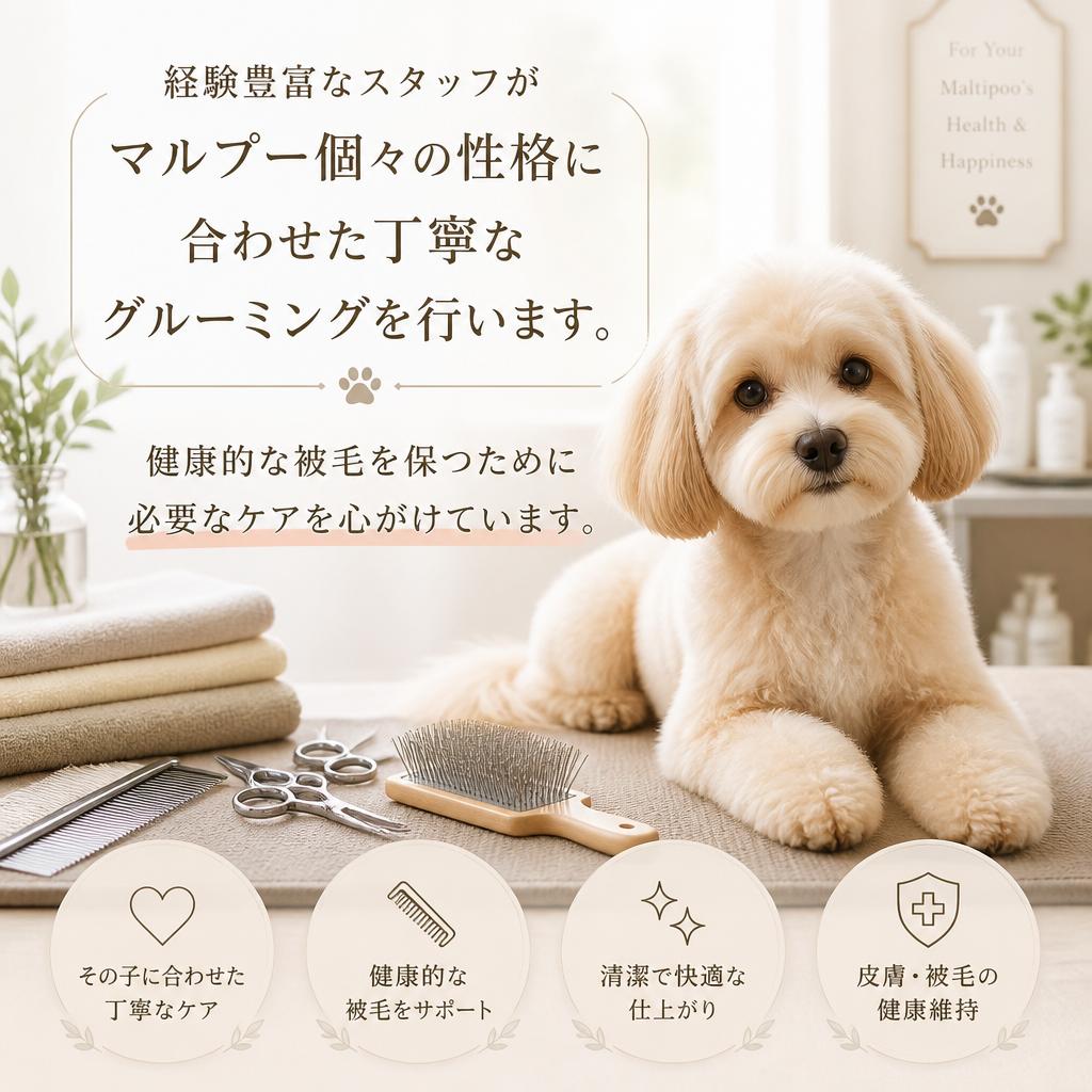 プロによるグルーミングサービス